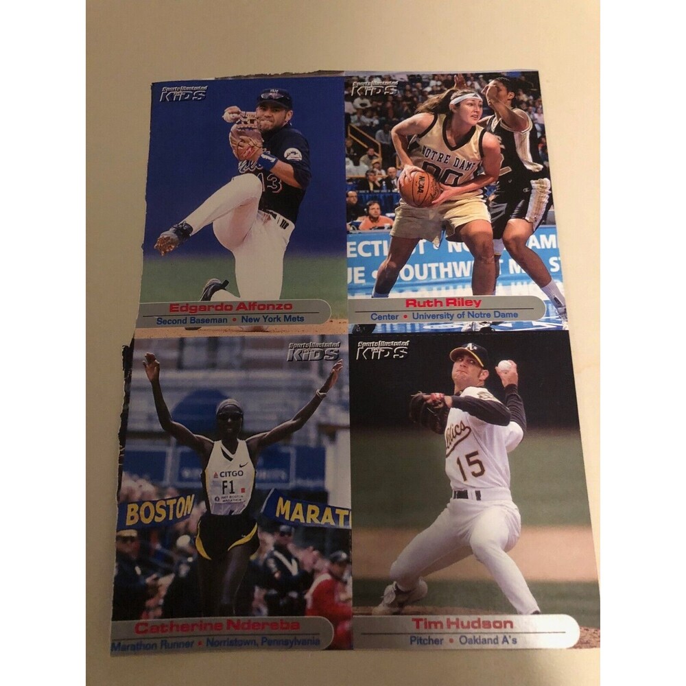 Sports‎ Illustrated for Kids Cards-2001- Hudson-Ndereba-Riley-Alfonzo